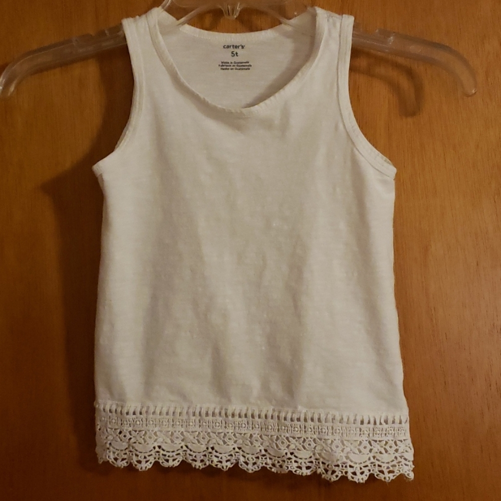 Carters girls sleeveless top
